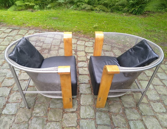 Image 1 of  1 pair of Lounge chairs Sesesong Saison by Bulfoni