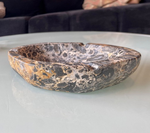 Vide poche en marbre massif midcentury