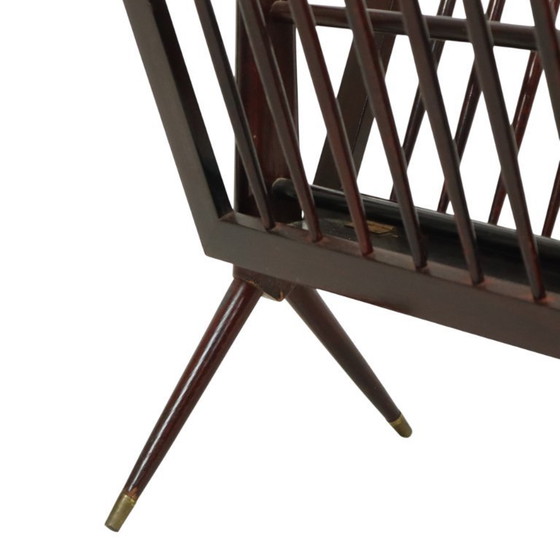 Image 1 of Italian Magazine Rack Magazine Rack Cesare Lacca
