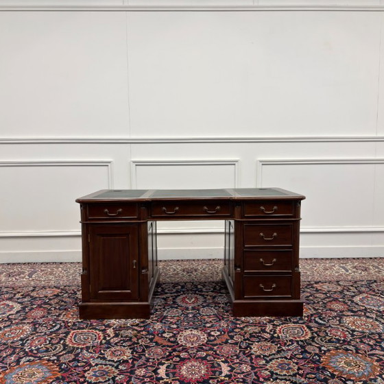 Scrivania Classica Inglese – Scrivanie, Leather, Wood (photo 3 of 21)