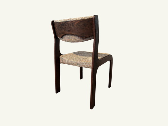 Image 1 of Deense Design Stoelen Voor Zithoek - Wengé (2x)