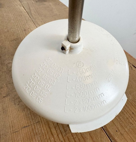 Image 1 of Vintage kroonluchter met melkglas van Elektrosvit, jaren 60