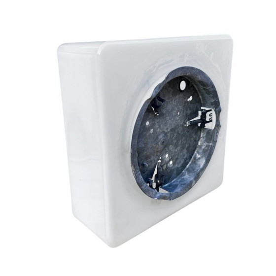 Image 1 of Lampada da soffitto in vetro bianco, RZB Bamberg, Germania, anni '70.