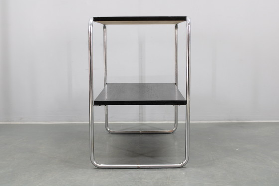 Image 1 of 1930s Marcel Breuer Bauhaus Tubular Console Table , Model B12, Czechoslovakia