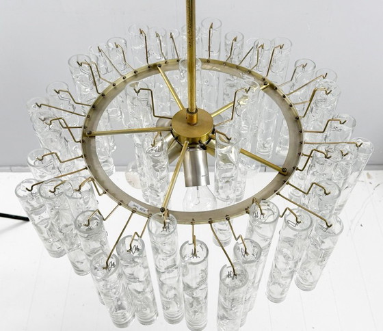 Image 1 of Lampadario/plafoniera di grandi dimensioni di metà secolo di Doria, Germania, anni '60