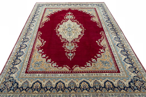 Hand-knotted Kerman oriental rug - 391 x 270 cm