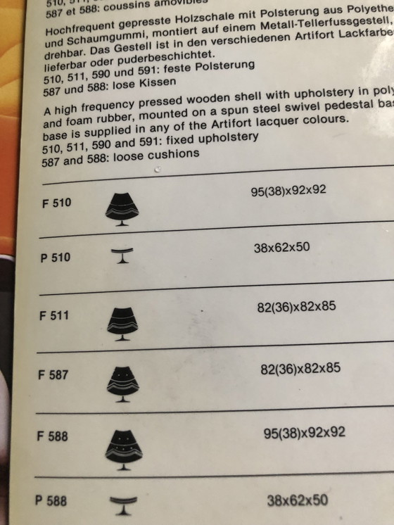 Image 1 of Artifort Sessel F511