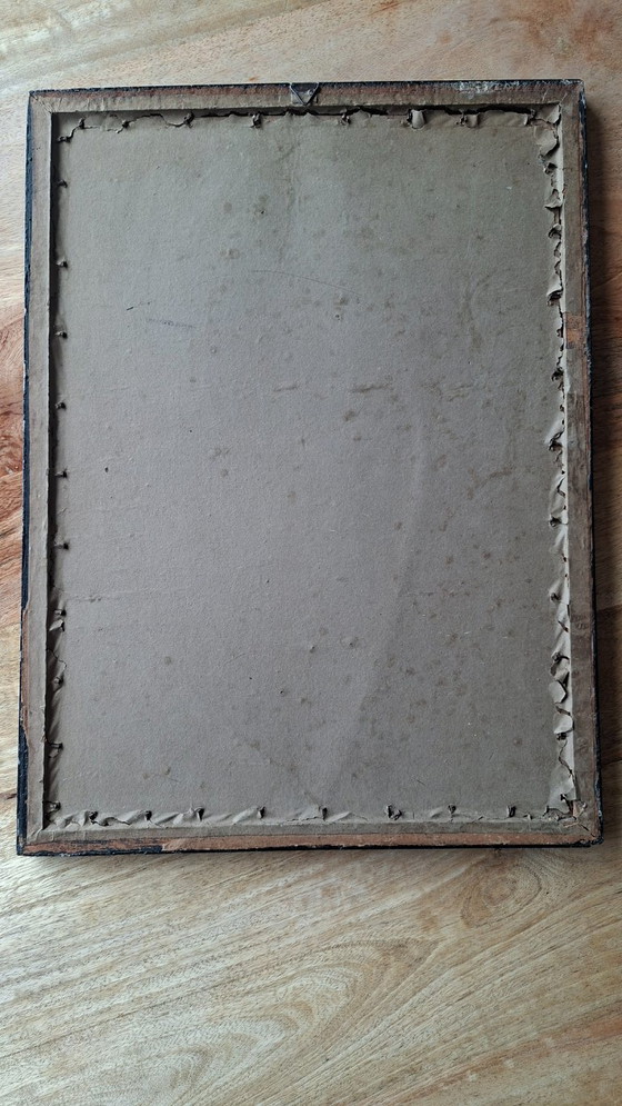 Image 1 of Antiek Interieur – De Plateelschilder (1925) – Gesigneerd & Gedateerd