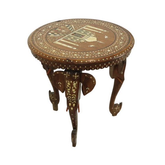 Image 1 of Anglo-Indian Taj Mahal Side Table