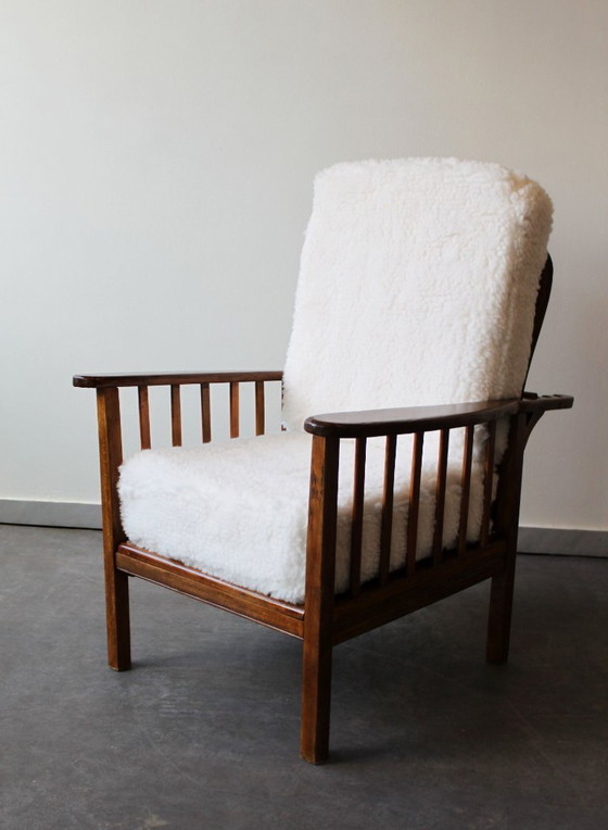 Image 1 of Poltrona reclinabile “Morris”, stile Art&Craft, Regno Unito, anni ’40.