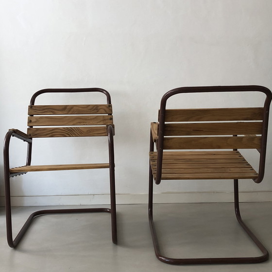 Image 1 of 2x Vintage Fauteuils