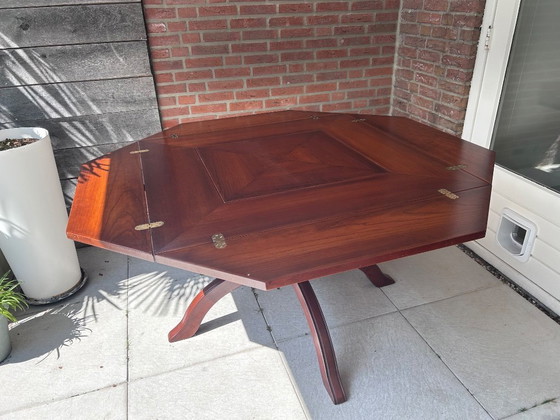 Image 1 of Table de salle à manger Cerisier Classic 105 -> 150