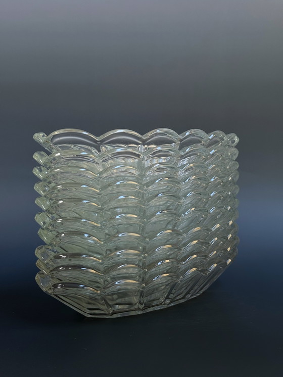 Image 1 of Servizio Brockwitz “Chicago” – Set di 10 ciotole ovali per cetrioli (Art Déco, 1936)