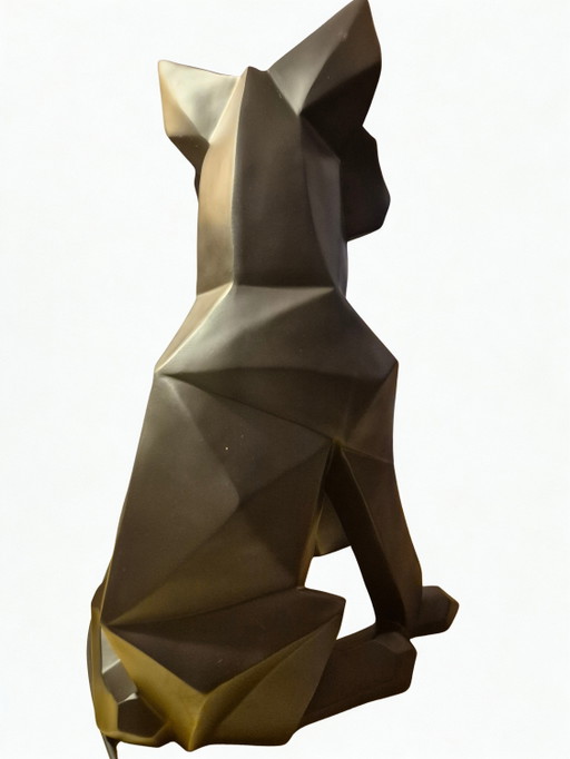 Geometric black fox