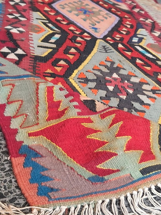 Image 1 of Kilim turco tejido a mano 237x99cm