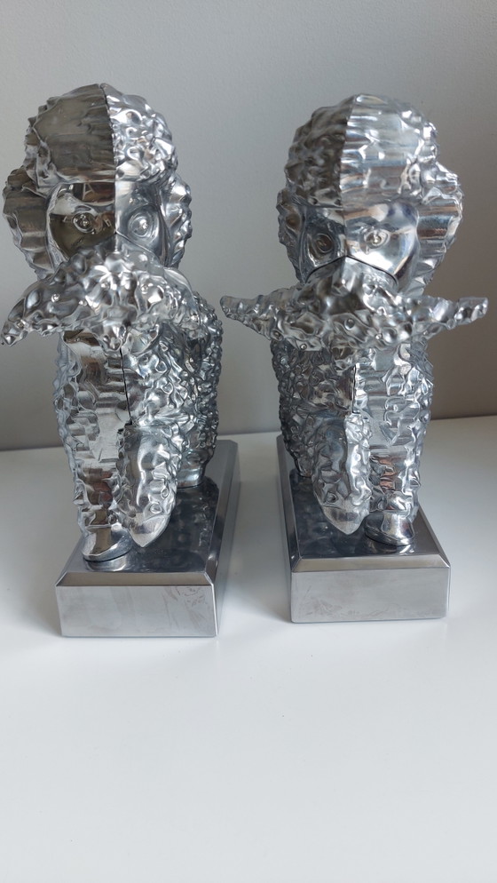 Set di portacandele a forma di barboncino, nuovi nella confezione originale. Per B Sundberg – IKEA, Metal (photo 5 of 7)