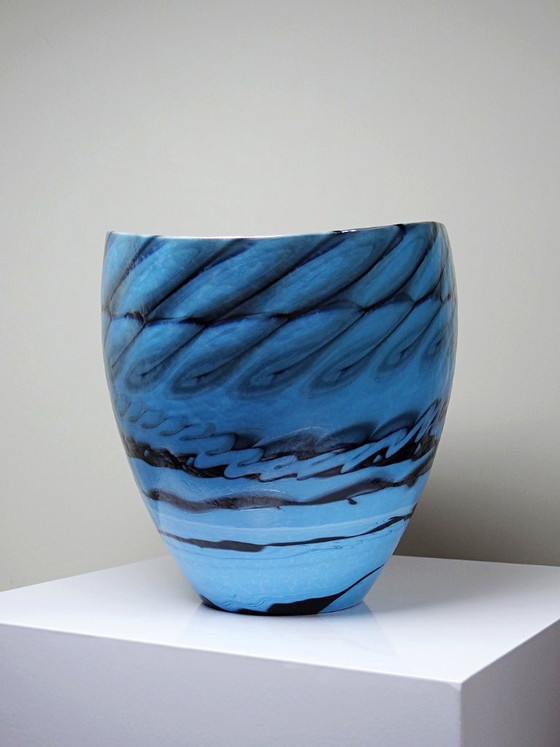 Image 1 of Handgemaakte Murano glazen centerpiece, schaal of grote schotel "Yourmurano"