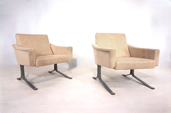 Image 1 of Set di due sedie a sbalzo Röhl, 1960