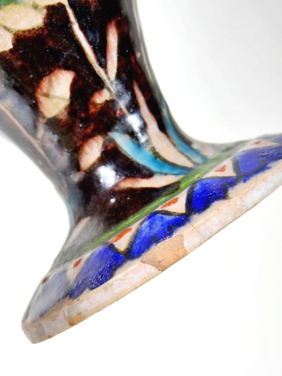 Image 1 of Pottery Ceramic Vase Karakashian-Balian Xix-Xxe Ohanessien Iznik