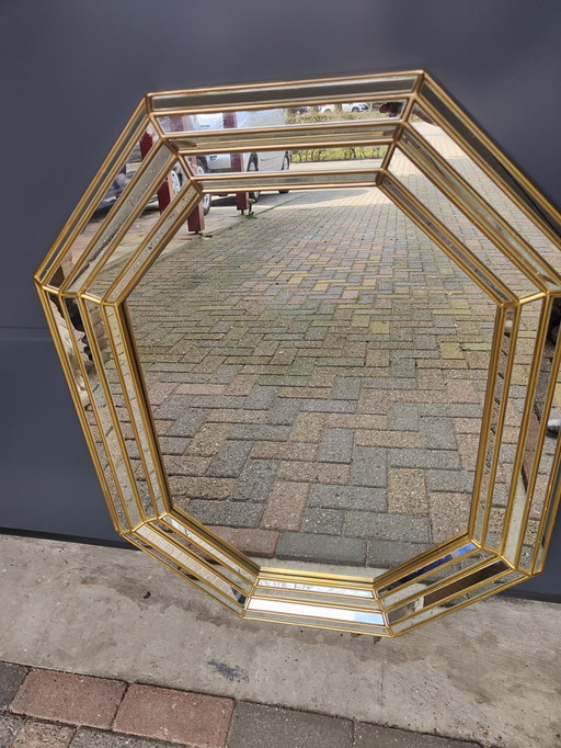 Deknudt Spiegel Poliertes Glas Rechteckig Erhöht