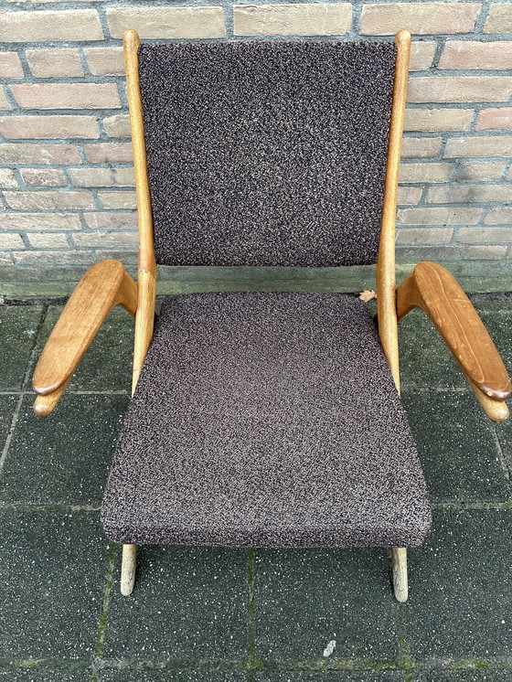 Image 1 of Vintage Deense loungefauteuil uit de jaren 50/60