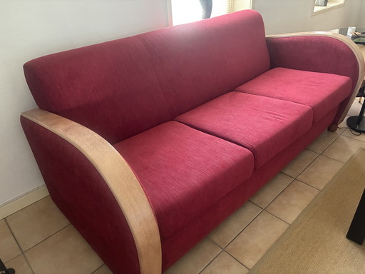 Rooker 3 seater sofa red