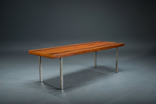 Coffee Table in Rosewood & Chrome, 1960s
