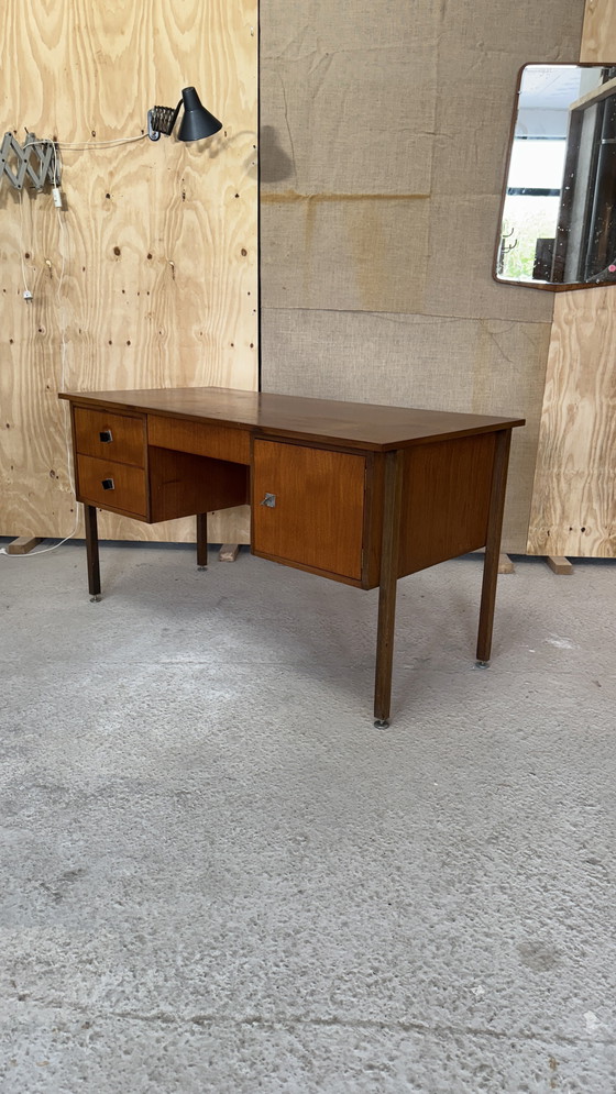 Image 1 of Vintage Freestanding Executive Desk