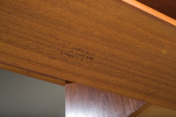 Image 1 of Midden-eeuws Deens teakhouten bureau van Gunnar Nielsen Tibergaard, jaren 60