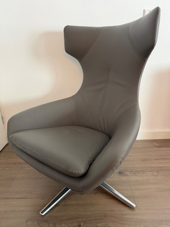 Leolux Caruzzo Plus, seulement 4 mois. Vendu suite à un déménagement. – Fauteuils, Leather, Aluminium (photo 7 of 12)