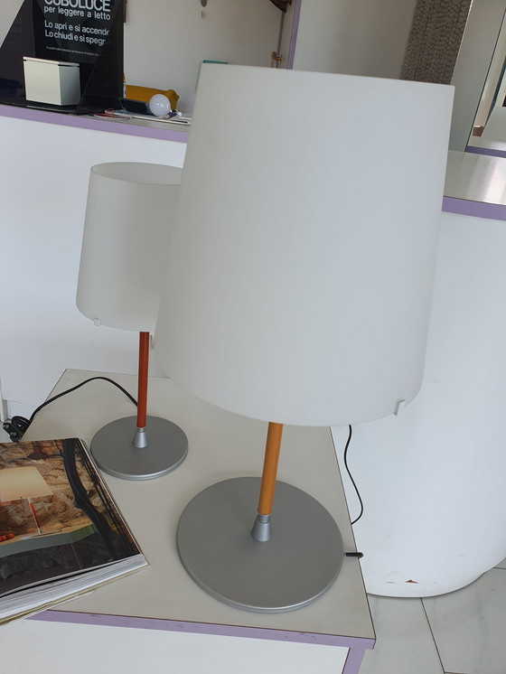 Image 1 of Fontana Arte Large and Small Lamps