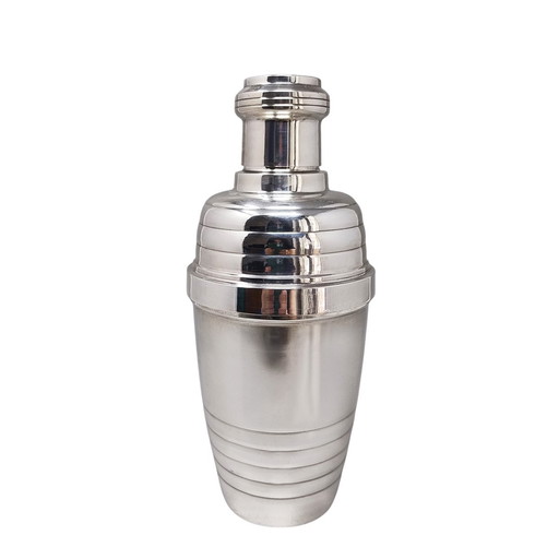 1930 étonnante Art Deco Cocktail Shaker by Embe. Fabriqué en Italie