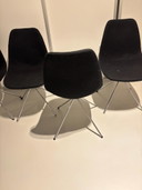 4 chaises Zuiver Fourteen Up noires
