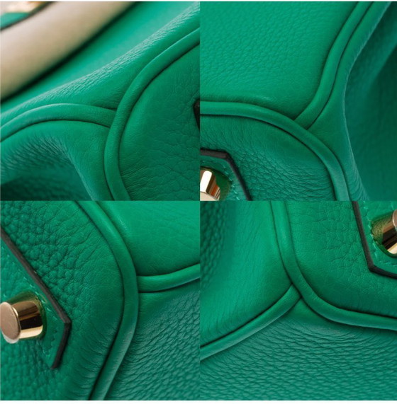 Image 1 of Sac HERMES Birkin 25 en Cuir Vert - 103385 Verkoopprijs