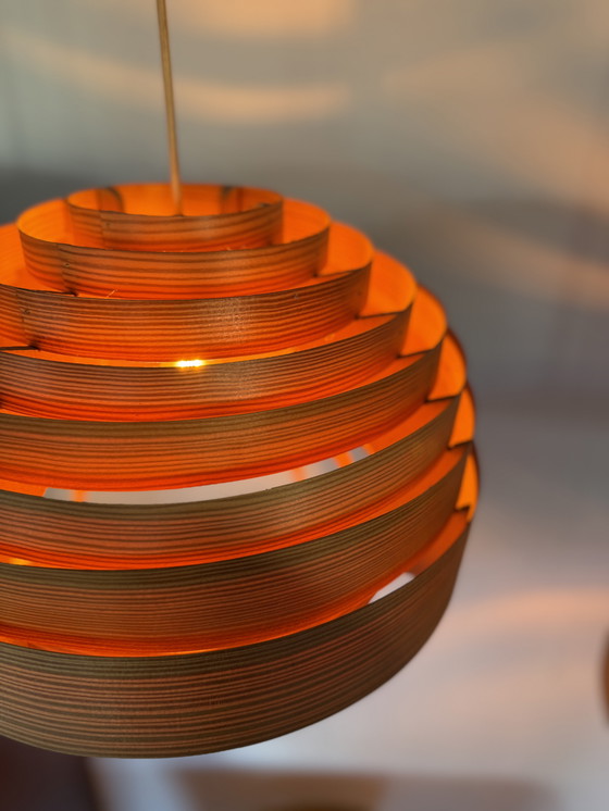 Image 1 of 2x lampade a sospensione vintage a stecche, Hans Agne Jakobsson '60