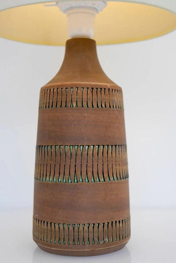 Image 1 of Mid-century modern Scandinavian pottery table lamp by Anagrius, 1970s