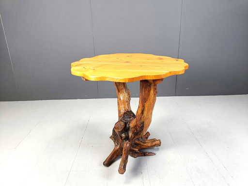 Vintage tree root table, 1960s