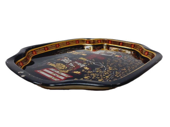 Image 1 of Vassoio di latta cinese d'epoca