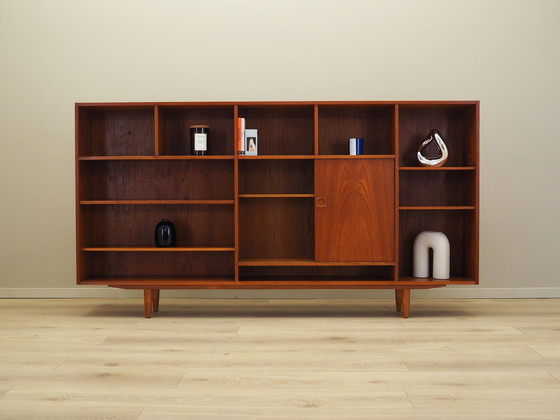 Image 1 of Teak bookcase, Danish design, 1970s, production: Denmark