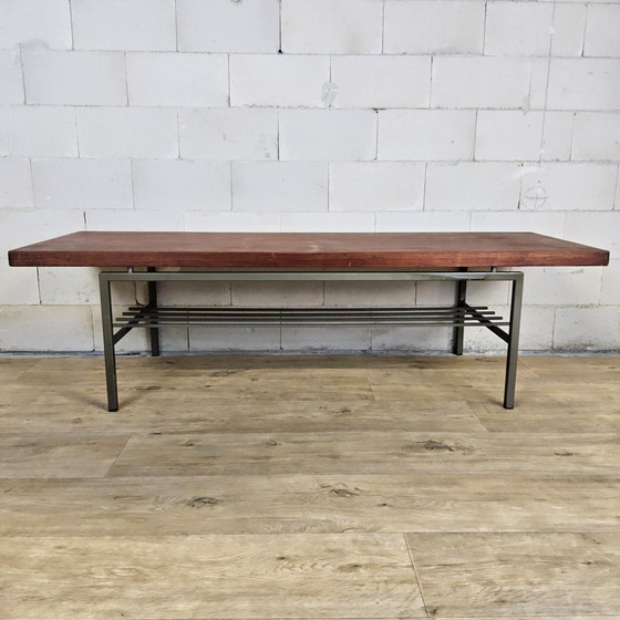 Image 1 of Tavolino vintage di design danese (anni '60) in teak con base in metallo (topform)