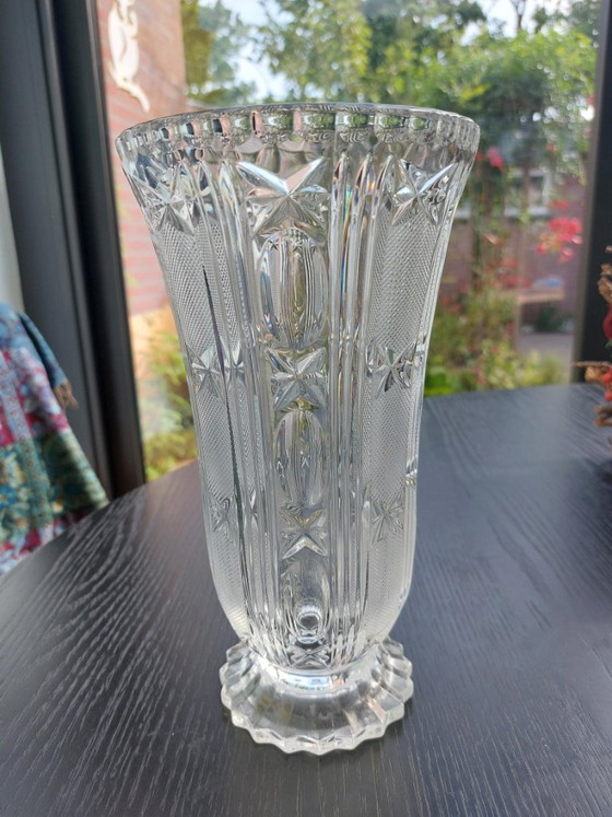 Crystal vases and bowl, 3 pieces – Metal (photo 6 of 14)