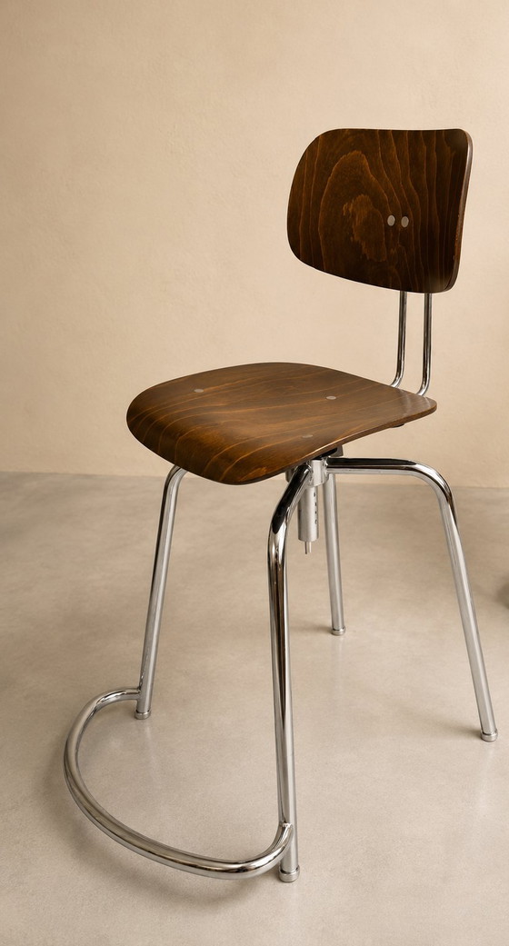 Image 1 of Set of 3 W+tS Orchestra Chairs - Egon Eiermann - Vintage design 1984