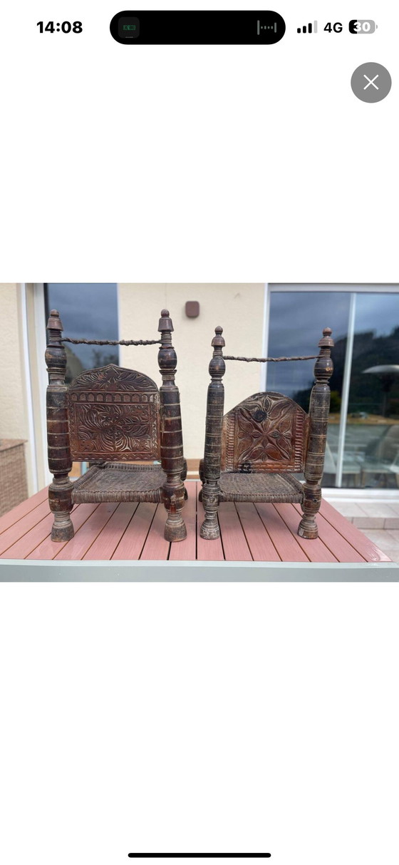 Image 1 of Coppie di sedie antiche tradizionali