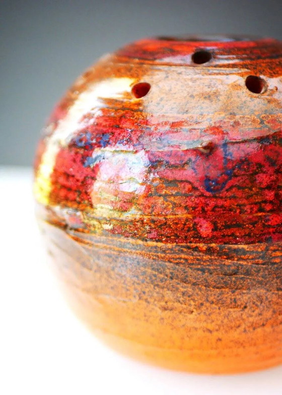 Image 1 of Mid-century art pottery vase in ceramic from Tilgmans