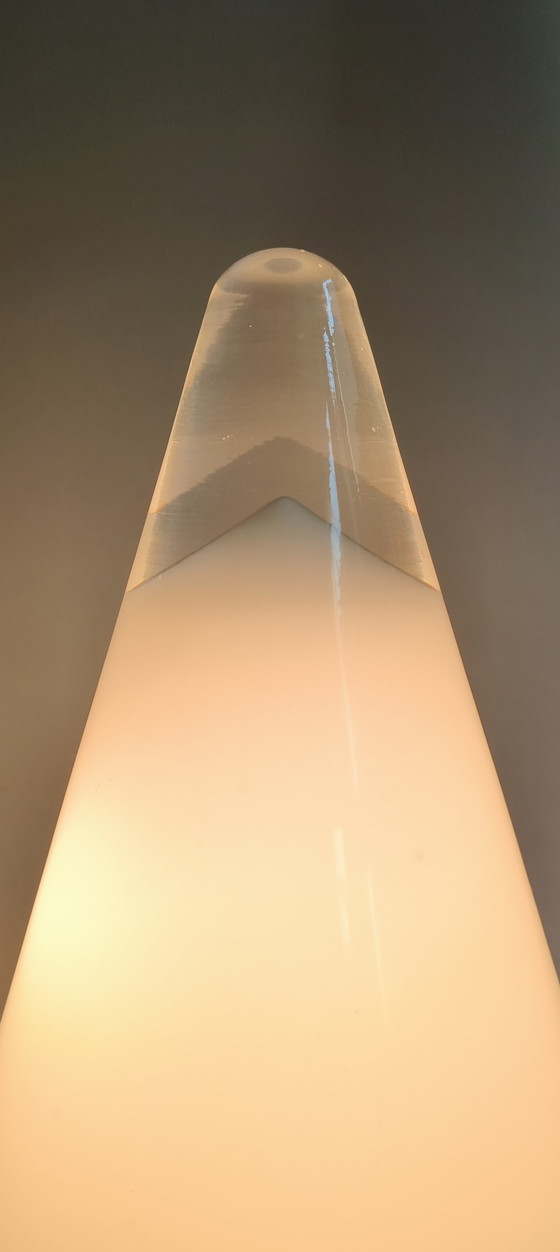 Image 1 of Lampe en verre en forme de cône de thé, style Murano, design vintage