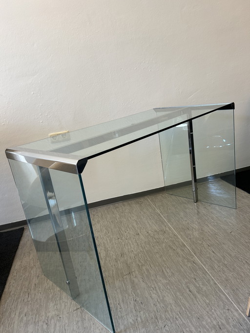 Gallotti & Radice - Desk/Console - President Scrivania - Glass/Chrome