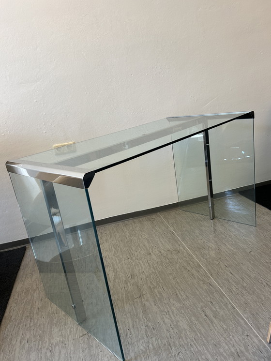 Image 1 of Gallotti & Radice - Desk/Console - President Scrivania - Glass/Chrome