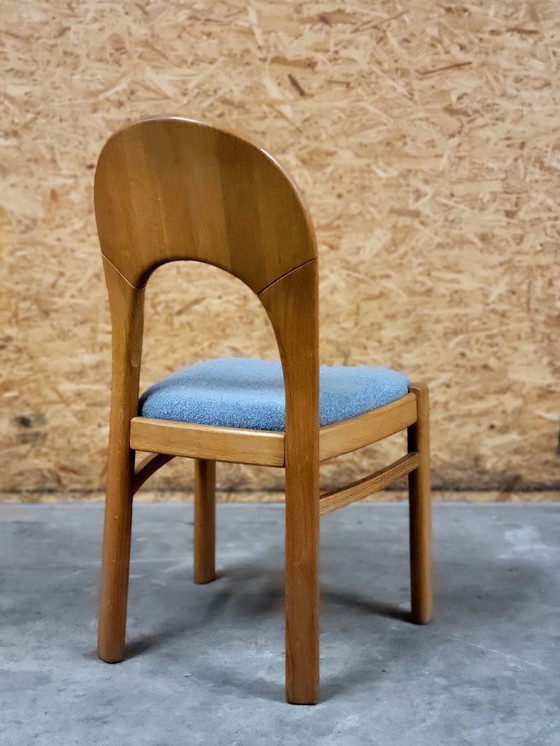 Image 1 of Set di 6 sedie da pranzo danesi vintage in rovere