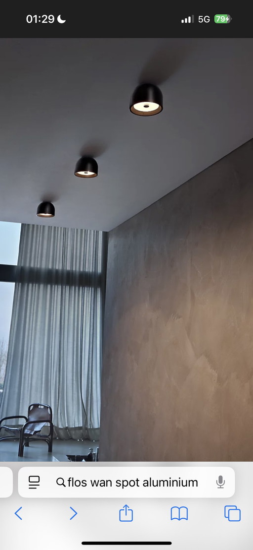 Flos Wan plafond spot wand spot