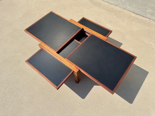 Bernard Vuarnesson modular Tetra coffee table – Bellato ca. 1980